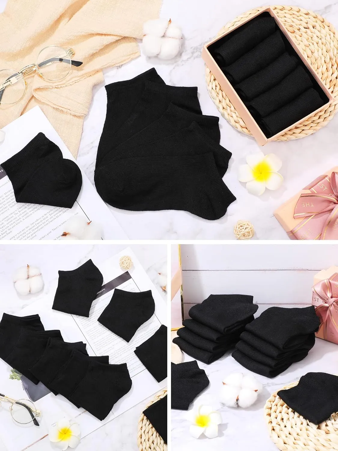 150 Pairs Low Cut Ankle Socks Pack Comfortable Wicking Lightweight Ankle Casual No Show Short Socks for Men Women
