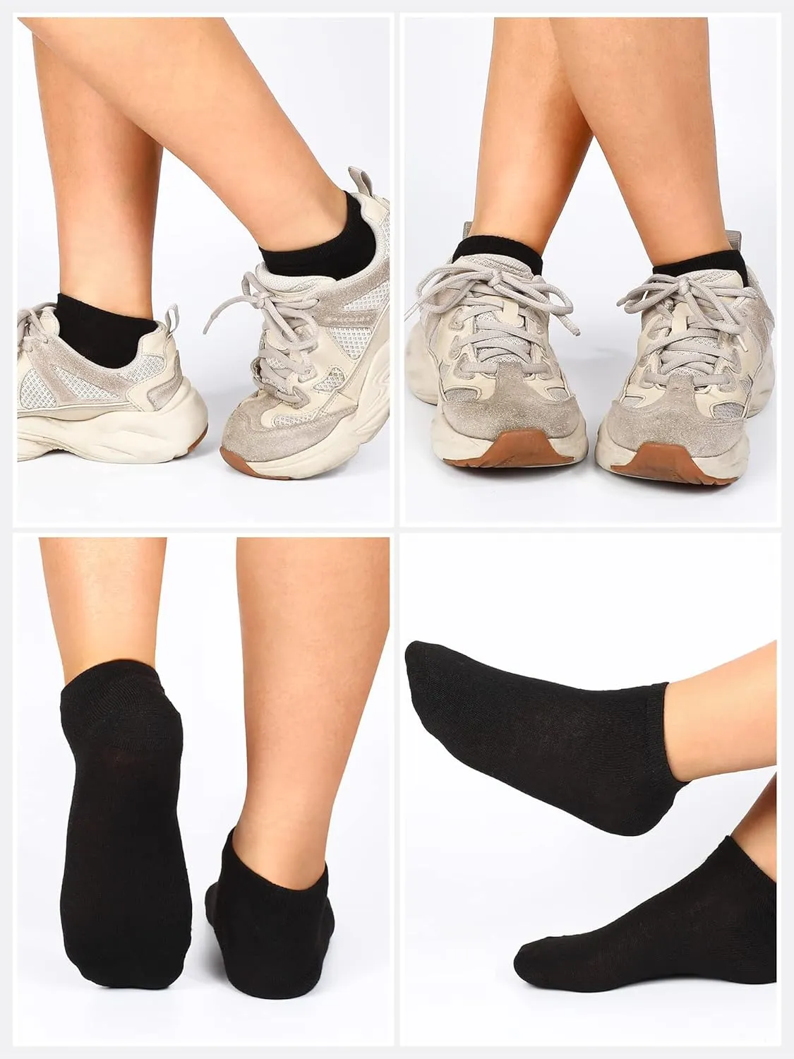 150 Pairs Low Cut Ankle Socks Pack Comfortable Wicking Lightweight Ankle Casual No Show Short Socks for Men Women