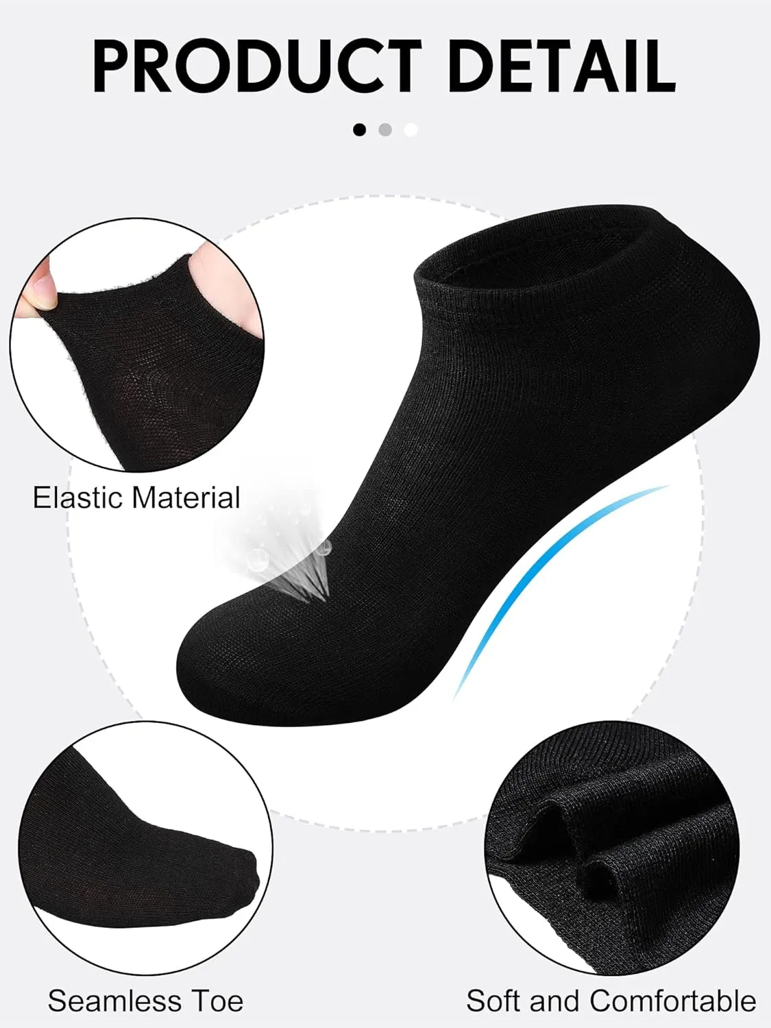 150 Pairs Low Cut Ankle Socks Pack Comfortable Wicking Lightweight Ankle Casual No Show Short Socks for Men Women