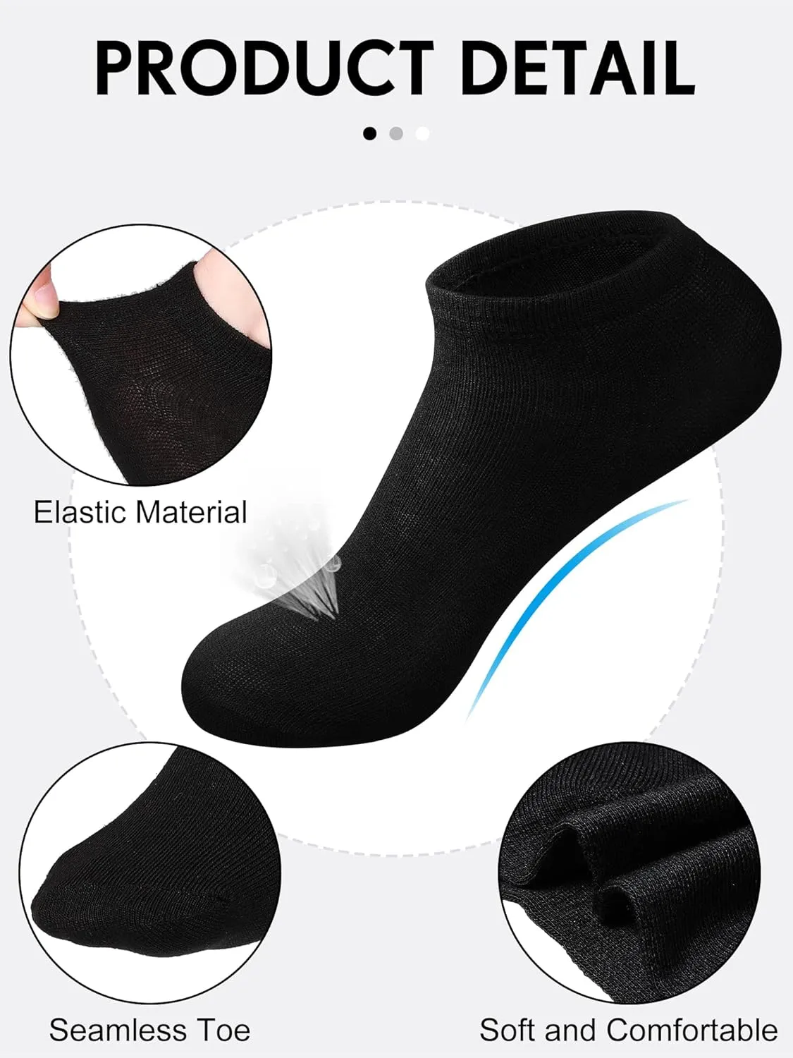 150 Pairs Low Cut Ankle Socks Pack Comfortable Wicking Lightweight Ankle Casual No Show Short Socks for Men Women