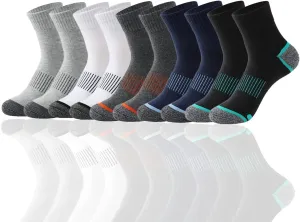 5 Pairs Sports Ankle Socks Men's Women's Arch Ankle Support High Performance Cushioned Breathable Socks