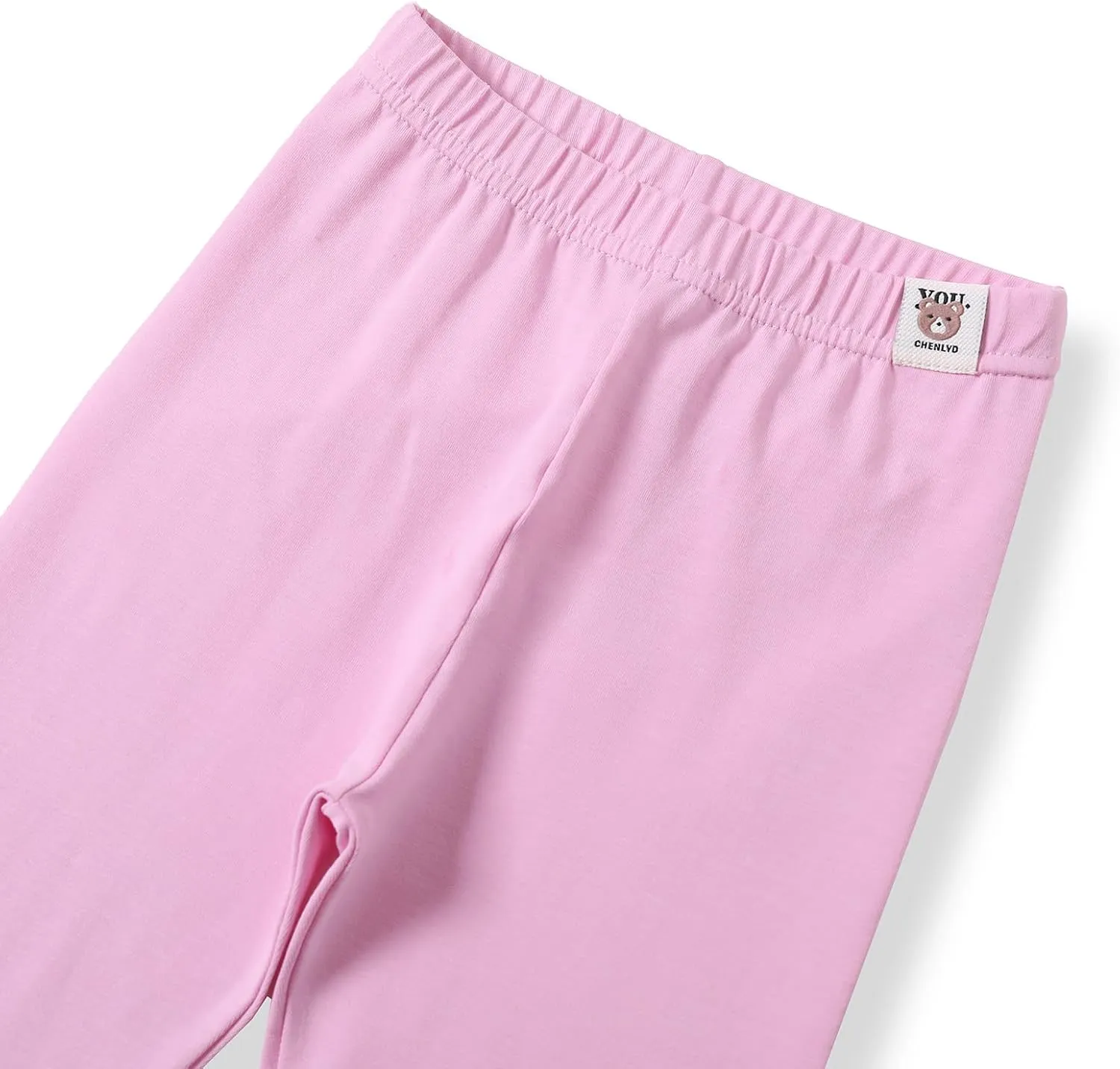 8 Pack Girls Cotton Shorts Kids Biker Shorts for Under Dresses Girls Knee Length Shorts Girls Cartwheel Shorts