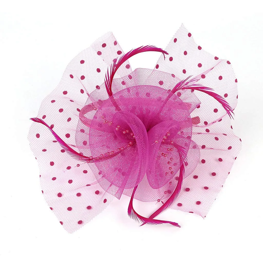 Accessories Fascinators Hats Women Tiny Tea Party hats for Girls Gatsby Accessoreis for Women Ascot Hats Flower