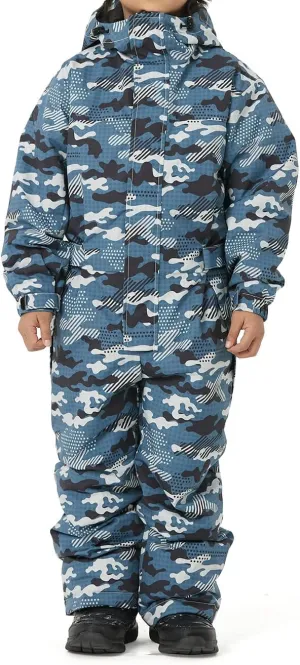 Actleis Kids Ski Suits Children Snowsuits Winter Outdoor Jumpsuit Waterproof One Piece Snowboard Coats Snow Jacket Pants Sets