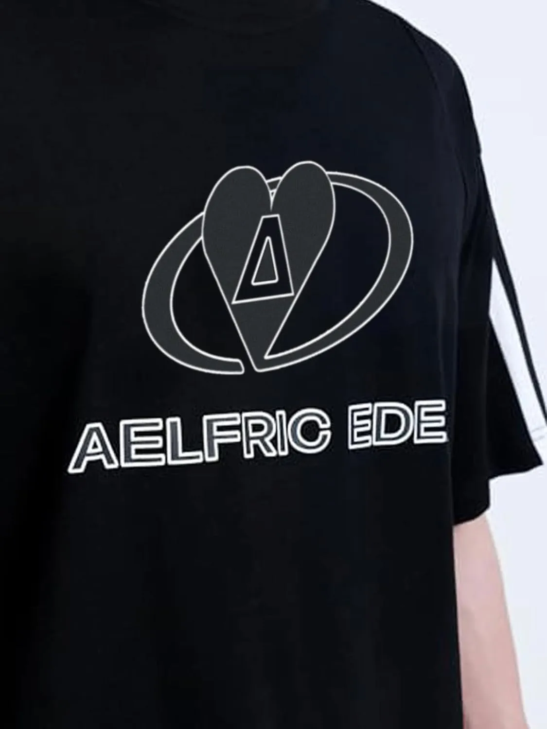 Aelfric Eden Mens Racing Tee Vintage Oversize Shirts Summer Unisex Printed Casual Tee Streetwear Harajuku Top Tshirt