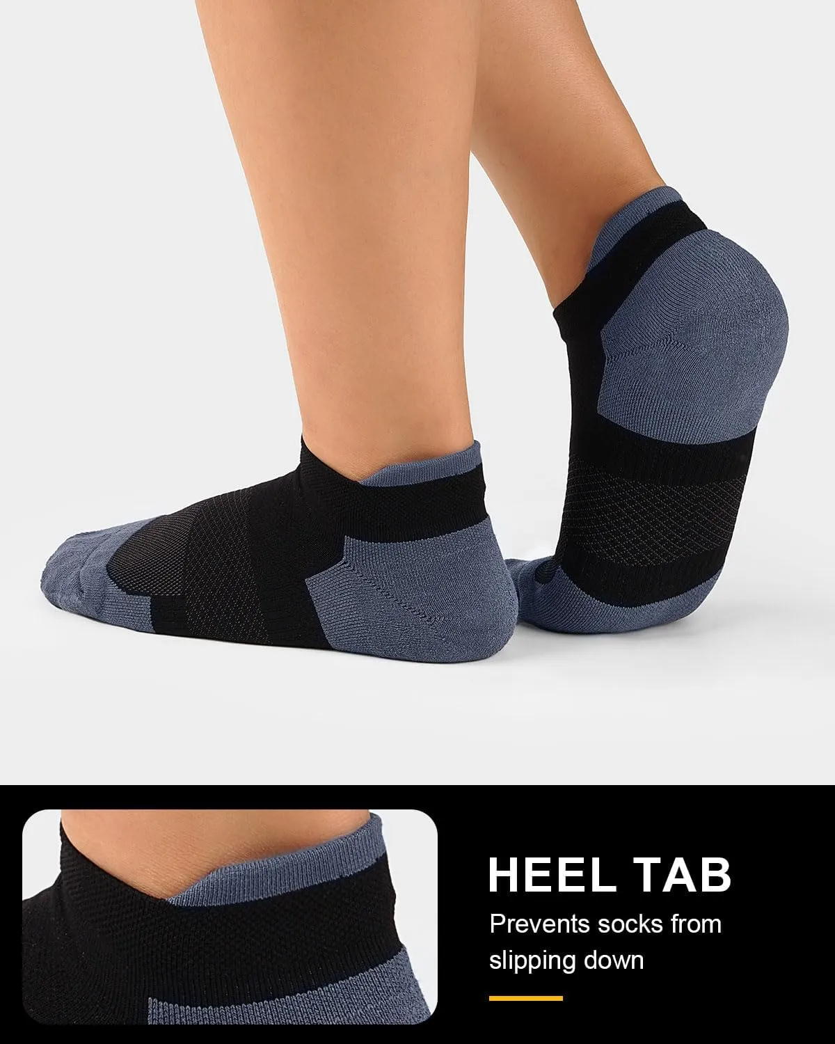 Ankle Socks Womens Running Athletic Compression Socks 5/6 Pairs