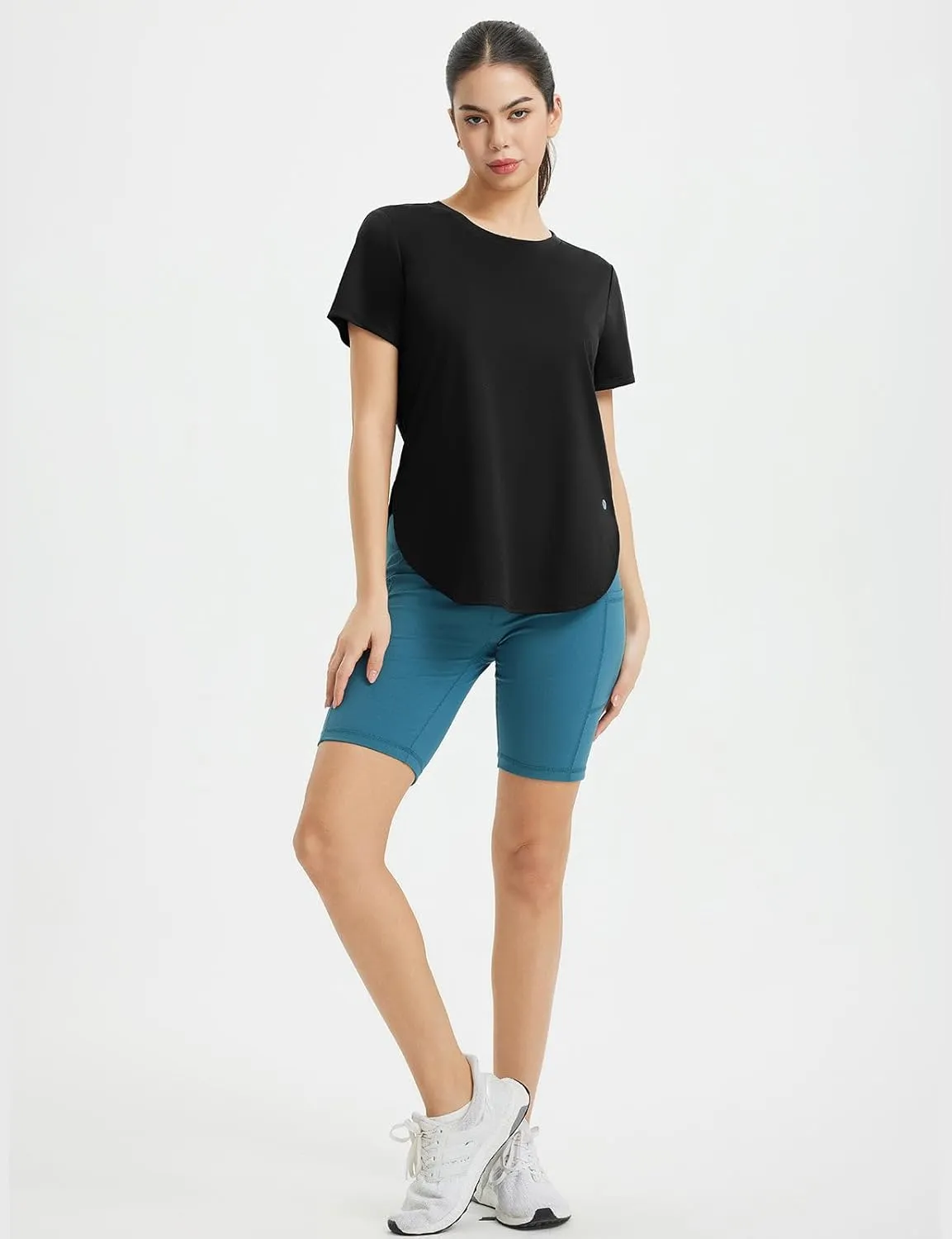 baleaf Women's Short Sleeve Workout Tops Athletic Running Shirts Quick Dry T-Shirts Loose Fit Gym Yoga Tee UPF 50 