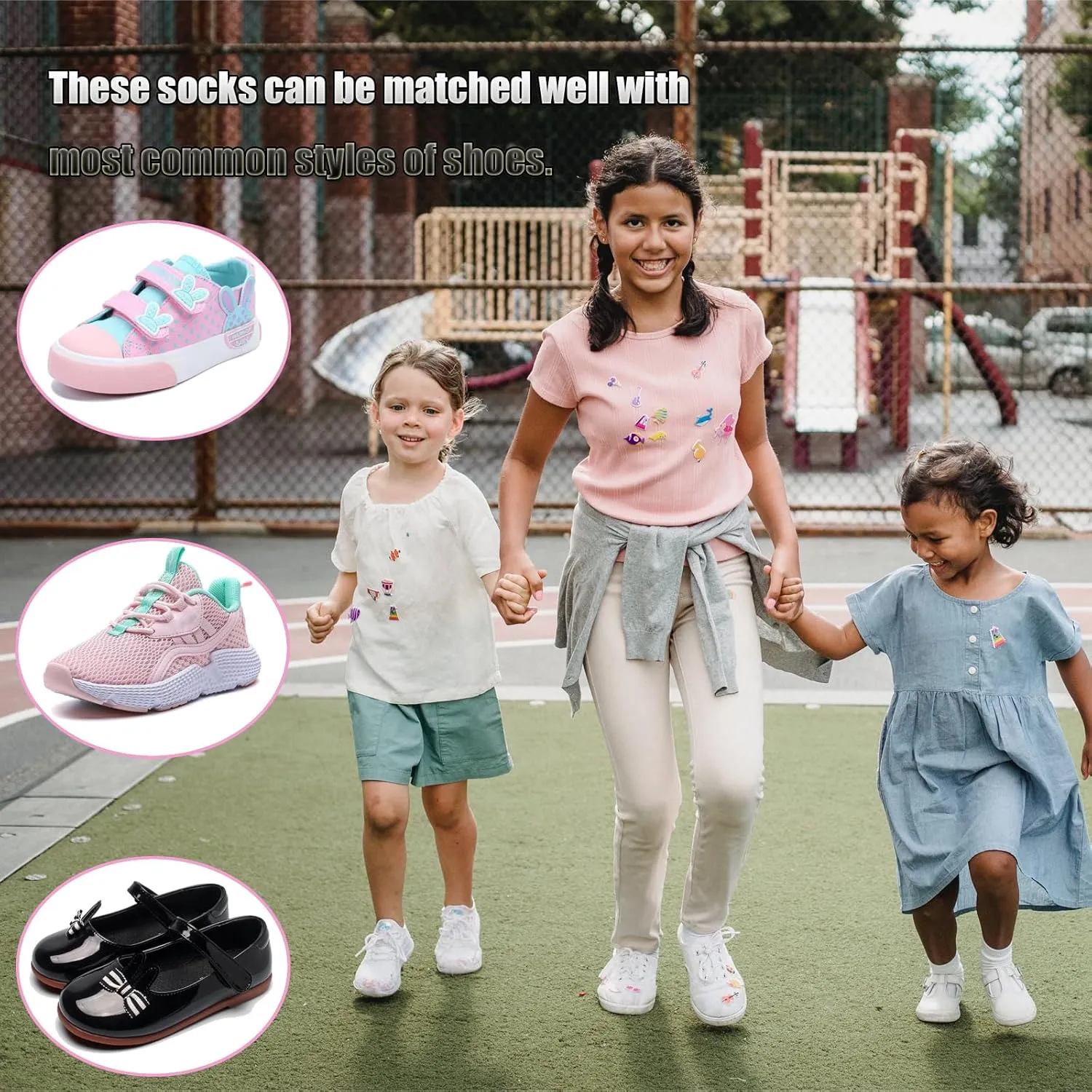 Bemeol Girls Socks 18 Pairs Kids Ankle Socks for Girls Cotton Sports Low Cut Athletic Socks