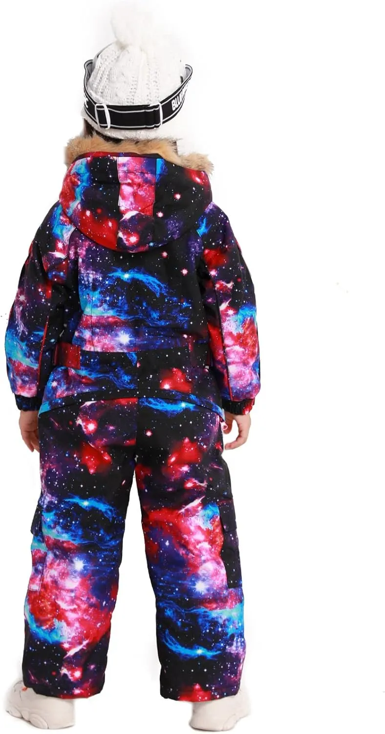 BGX Bluemagic Kids One Piece Snowsuits Overalls Ski Suits Jackets Coats Jumpsuits Winter Outdoor Waterproof Snowboarding