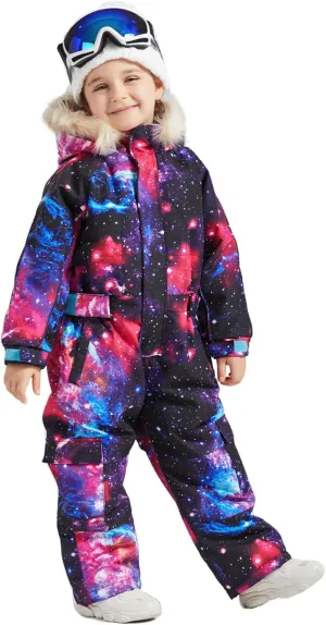 BGX Bluemagic Kids One Piece Snowsuits Overalls Ski Suits Jackets Coats Jumpsuits Winter Outdoor Waterproof Snowboarding
