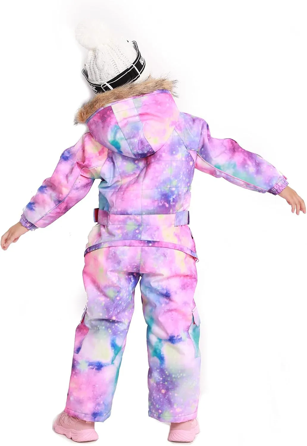 BGX Bluemagic Kids One Piece Snowsuits Overalls Ski Suits Jackets Coats Jumpsuits Winter Outdoor Waterproof Snowboarding