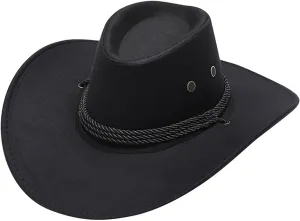 Big Wide Brim Belt Buckle Panama Rancher Hat Fedora Wide Brim Western Hat Classic Western Cowboy Hat for Women Men
