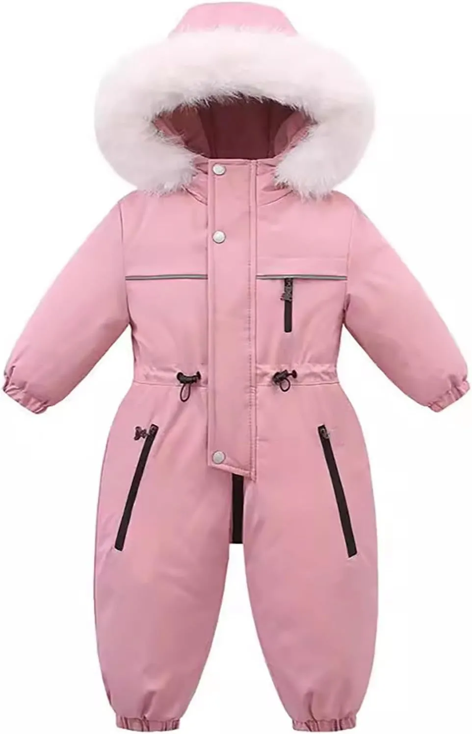 Boys and Girls One Piece Snowsuits Overalls Ski Suits Winter Waterproof Coats Jumpsuits for Baby Toddler 2T-5T