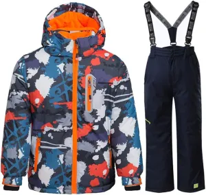 Boys Ski Jacket Snow Jacket Pants Suits Windproof Waterproof Winter Coats 30BK,16