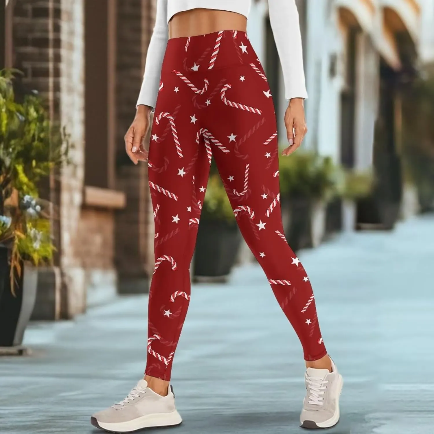Buybai Women High Waisted Yoga Pants with Pockets Compression Pants Fitness Gym Running Leggings