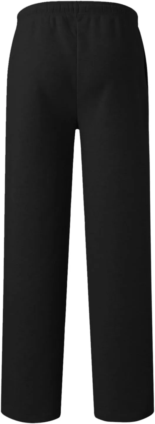 Cargo Work Pant Men's Twill Casual Pull-On Pants Gym Yoga Sweatpants Multiple Pockets Baggy Joggers Sweat Pant