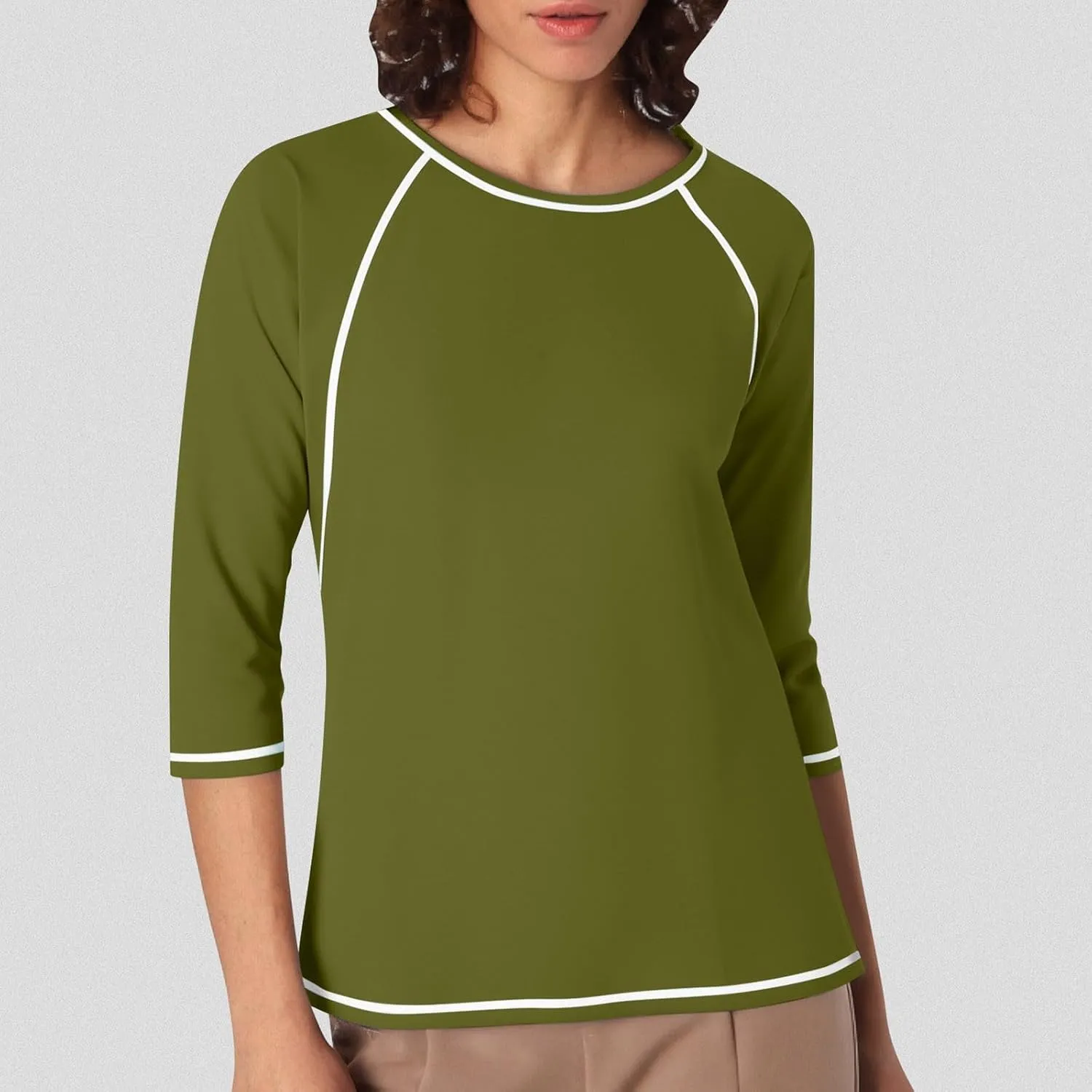 Casual Sport Shirts for Women Half Sleeve Crew Neck Tops Summer Quick Dry T-Shirts Gym Workout Running Tees Blouses