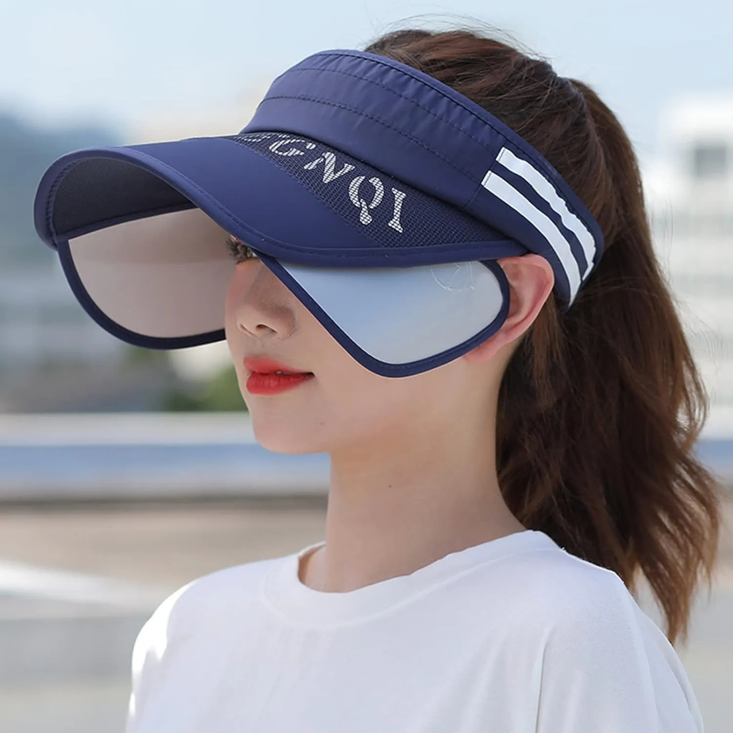 Casual Top Hat Sun Hat Outdoor Peaked Cap Womens Large Brim Outdoor Hats for Women Sun Protection Sports Empty Sun Hat
