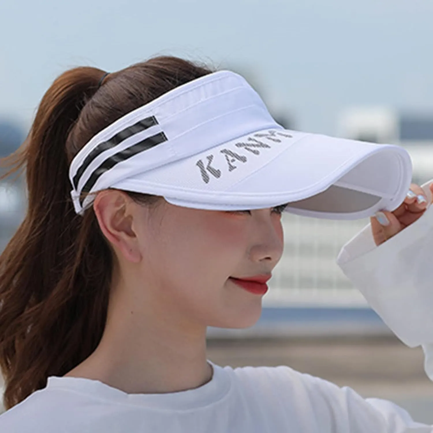 Casual Top Hat Sun Hat Outdoor Peaked Cap Womens Large Brim Outdoor Hats for Women Sun Protection Sports Empty Sun Hat