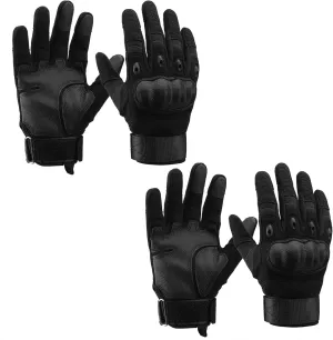 Cierto Motorcycle Gloves for Men and Women: Touch Screen Tactical Gloves with Full Finger Breathable Hard Knuckle & Adjustable Wrist for BMX ATV MTB Riding, Motocross, Road Racing, Cycling, Climbing