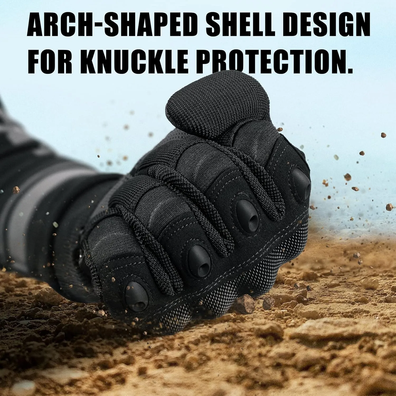 Cierto Motorcycle Gloves for Men and Women: Touch Screen Tactical Gloves with Full Finger Breathable Hard Knuckle & Adjustable Wrist for BMX ATV MTB Riding, Motocross, Road Racing, Cycling, Climbing