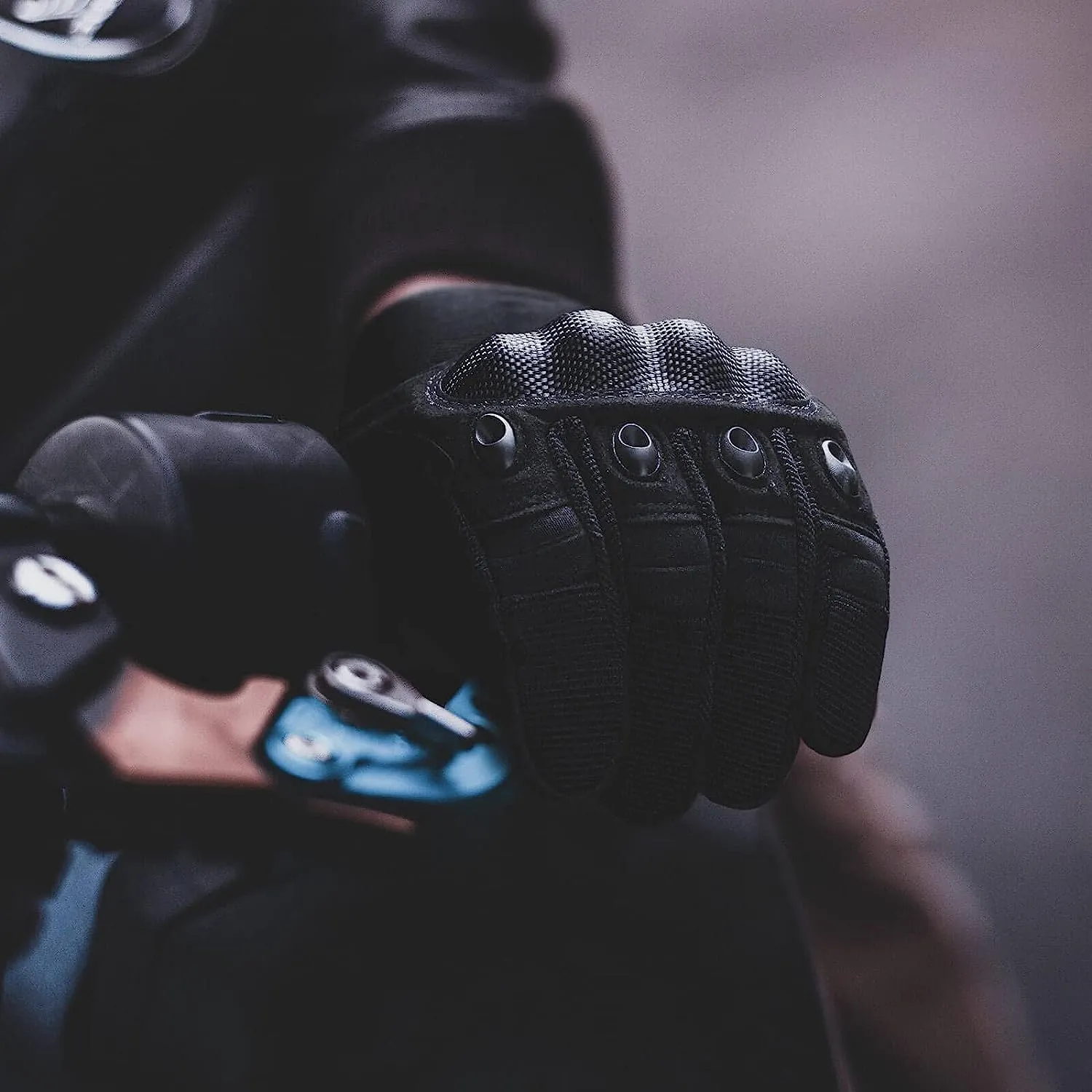 Cierto Motorcycle Gloves for Men and Women: Touch Screen Tactical Gloves with Full Finger Breathable Hard Knuckle & Adjustable Wrist for BMX ATV MTB Riding, Motocross, Road Racing, Cycling, Climbing