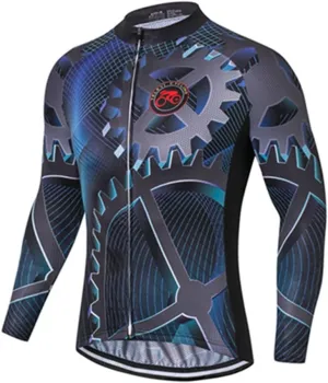 Cycling Jersey Long Sleeve Mens Shirts Breathable Jackets