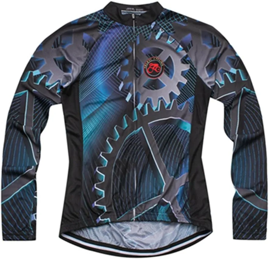 Cycling Jersey Long Sleeve Mens Shirts Breathable Jackets