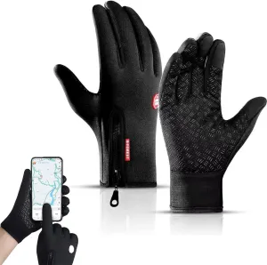 Dazzlesport Heated Gloves, Cozy Season Outdoor Sports Gloves Short Plus Velvet Windproof