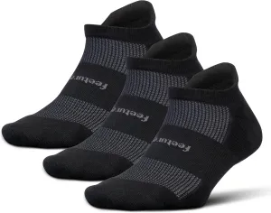 Feetures High Performance Ultra Light No Show Tab - Running Socks for Men and Women - Athletic Ankle Socks - (3 Pair)