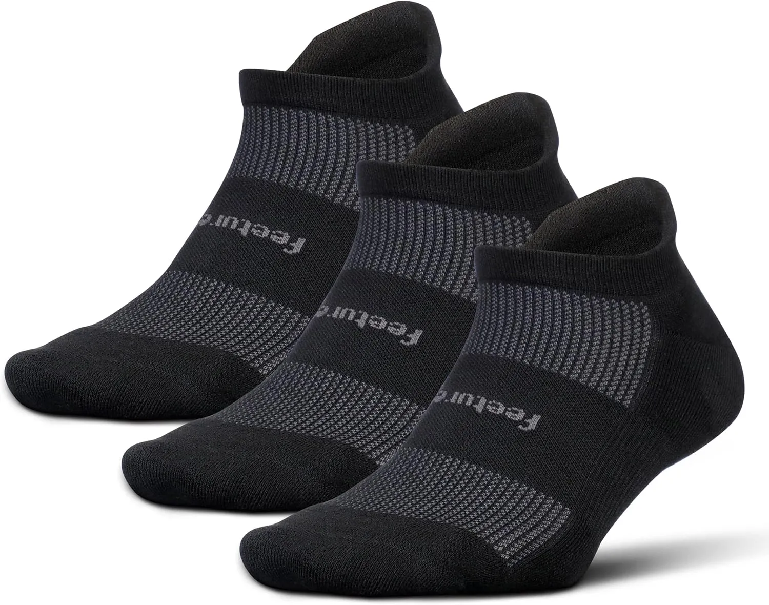 Feetures High Performance Ultra Light No Show Tab - Running Socks for Men and Women - Athletic Ankle Socks - (3 Pair)