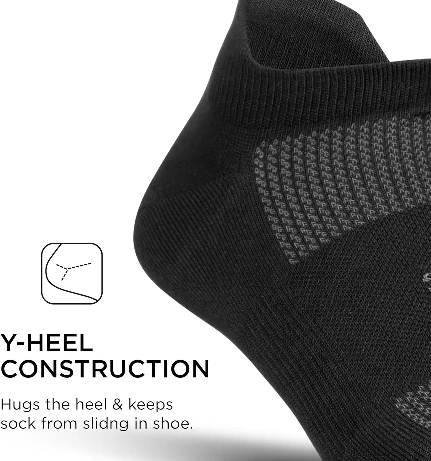 Feetures High Performance Ultra Light No Show Tab - Running Socks for Men and Women - Athletic Ankle Socks - (3 Pair)