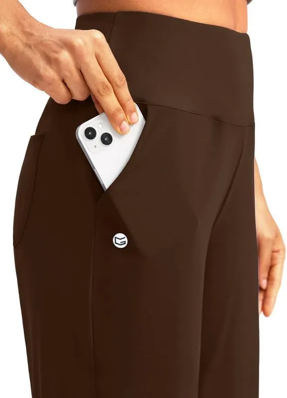 G Gradual Women's 12" Bermuda Long Shorts with Pockets High Waisted Stretch Knee Length Shorts for Women Summer Walking