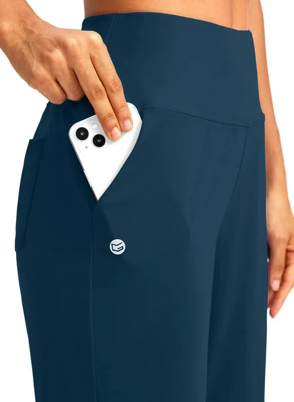 G Gradual Women's 12" Bermuda Long Shorts with Pockets High Waisted Stretch Knee Length Shorts for Women Summer Walking