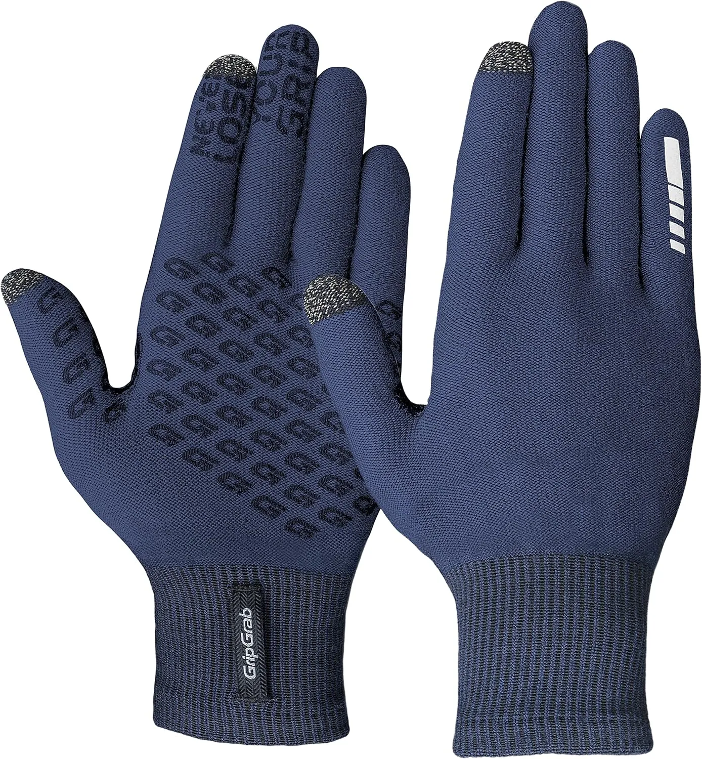 GripGrab Primavera Merino Wool Cycling Gloves - Full-Finger, Touchscreen, Anti-Slip, Liners