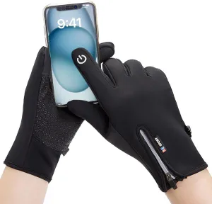 Heated Mittens Gloves for Women Men Rechargeable Ski Gloves Heated Ski Mittens - Touch-Screen Ski Gloves, Snowboard Gloves Winter Thermal Gloves for Women Men for Hiking Ski Riding