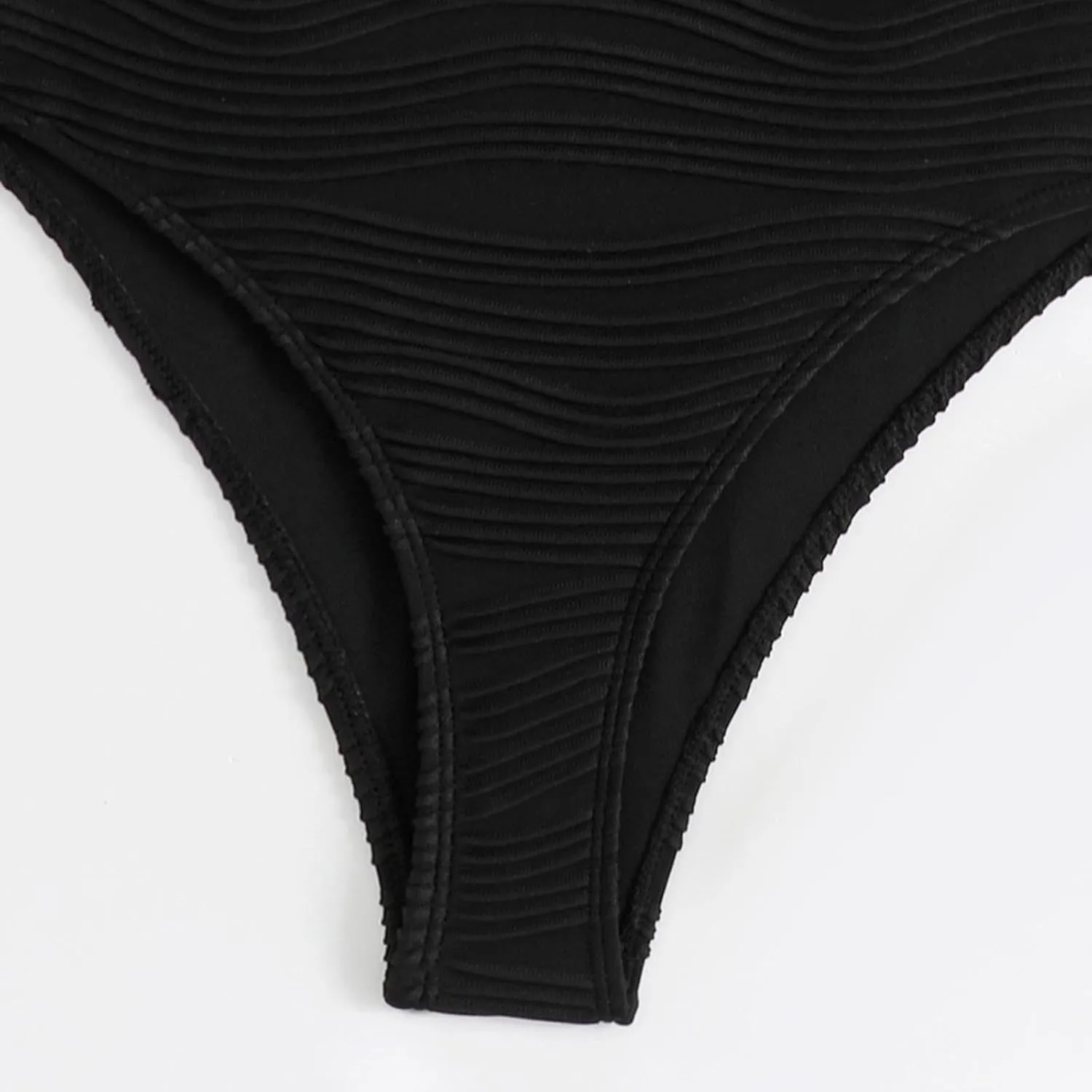 hlysgo One Piece Swimsuit Women Tummy Control Swim Suits 2025 Trendy Tie Straps Bathing Suit Solid Modest Monokini Swimwear