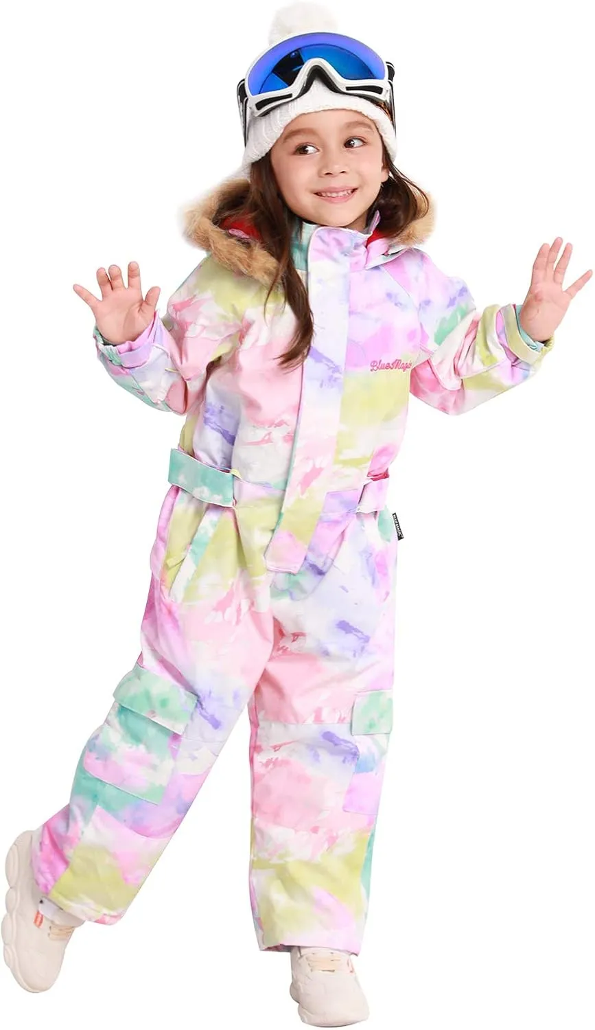Kid's Baby One Piece Snowsuits Overalls Ski Suits Jackets Coats Jumpsuits Winter Outdoor Waterproof Snowboarding