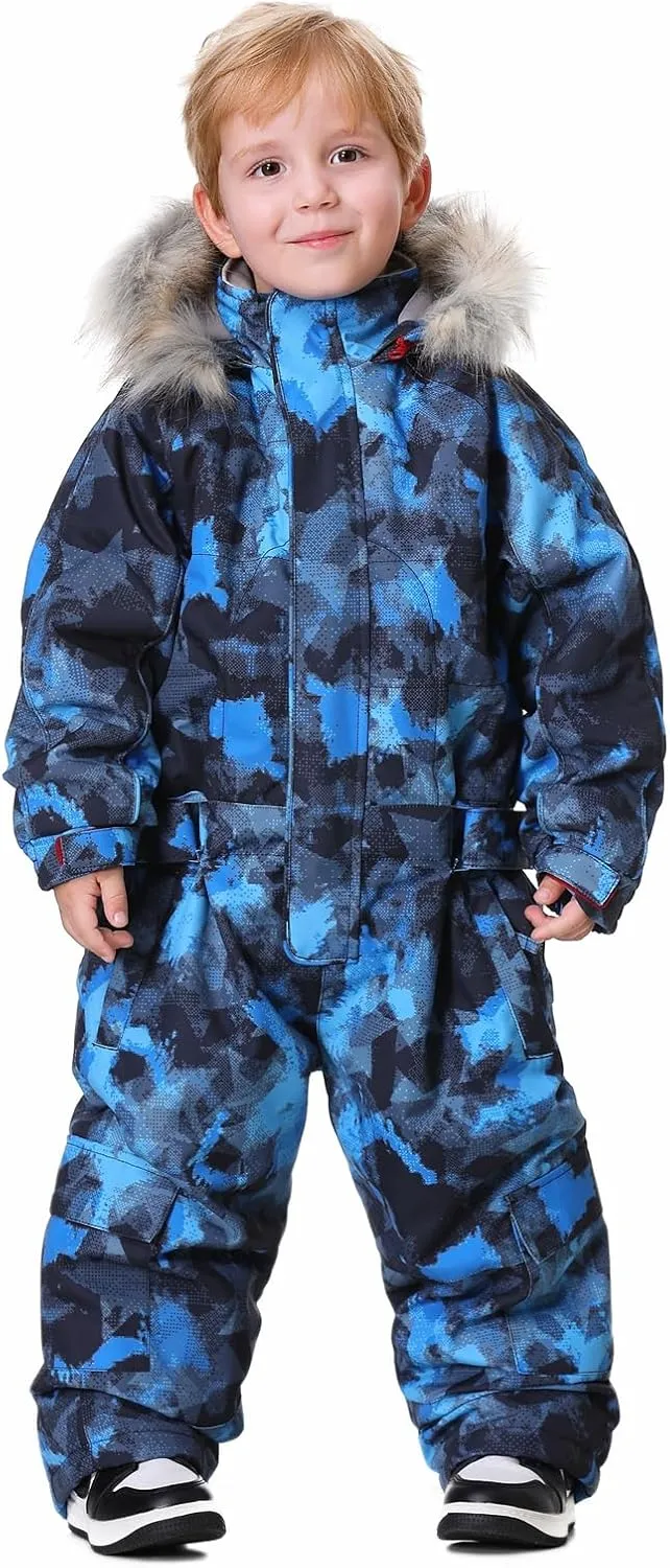 Kid's Baby One Piece Snowsuits Overalls Ski Suits Jackets Coats Jumpsuits Winter Outdoor Waterproof Snowboarding