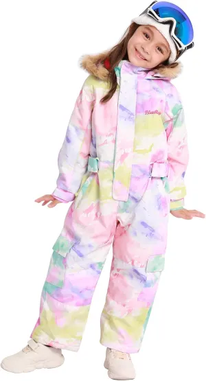 Kid's Baby One Piece Snowsuits Overalls Ski Suits Jackets Coats Jumpsuits Winter Outdoor Waterproof Snowboarding