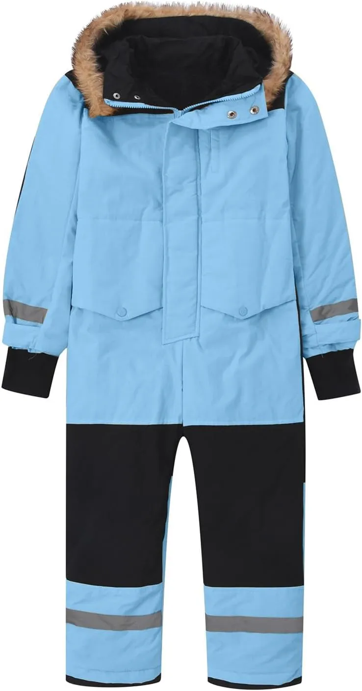 Kids Girls Boys Ski Suits Jumpsuits Waterproof Windproof One Piece Snowsuits Winter Warm Ski Suit Outdoor Clothes