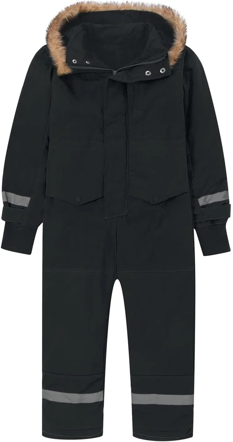 Kids Girls Boys Ski Suits Winter Outdoor Snowsuits Waterproof Windproof One Piece Snowsuits Snowboarding Coats
