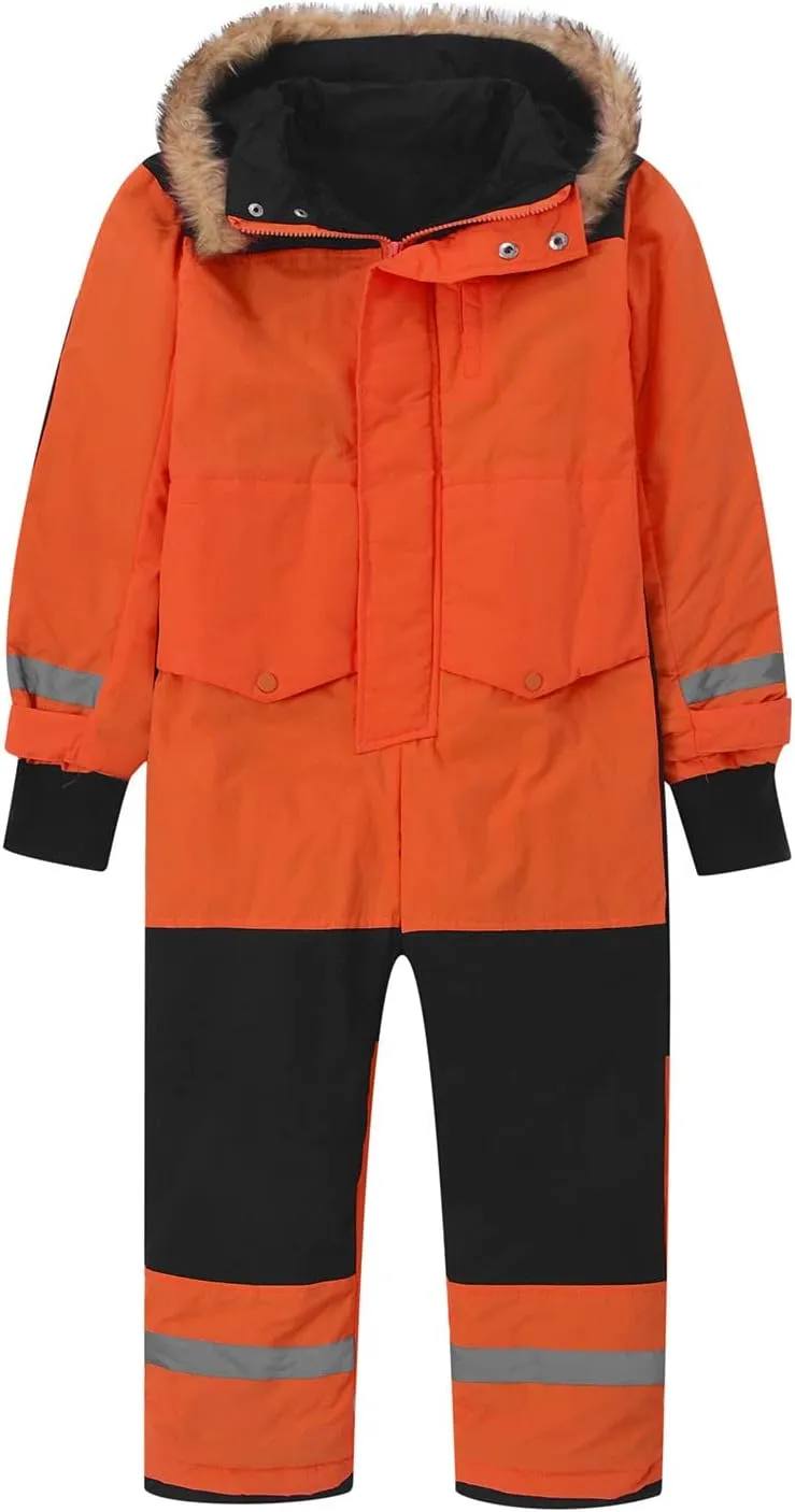 Kids Girls Boys Ski Suits Winter Outdoor Snowsuits Waterproof Windproof One Piece Snowsuits Snowboarding Coats