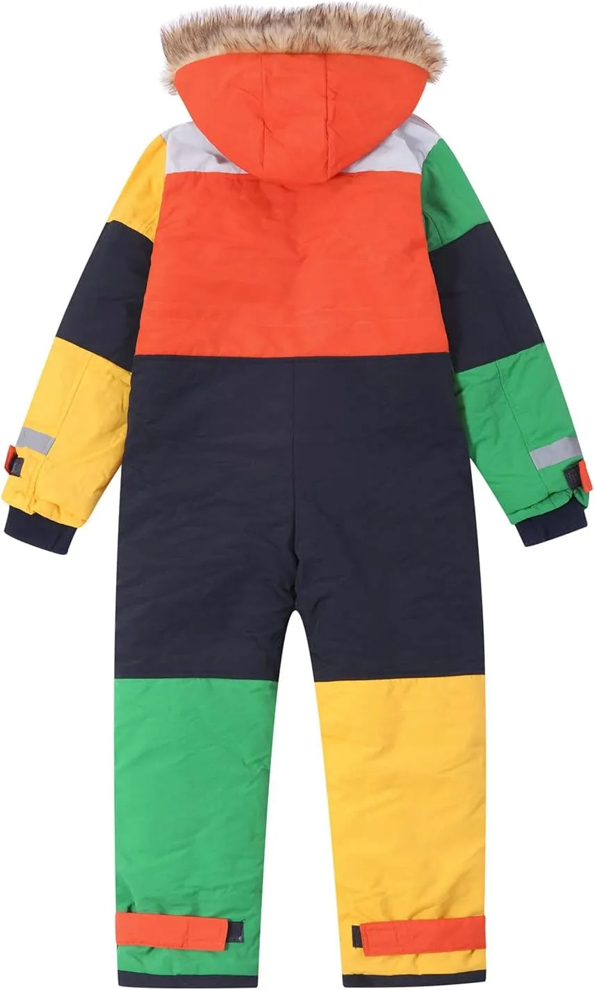 Kids Snow Suit One Piece Snowsuit Girls Boys Ski Snowboard Jumpsuits Winter Waterproof Windproof Jackets