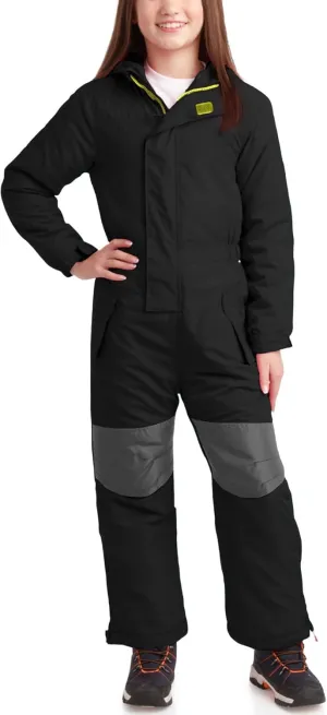 Kids' Snowsuit - Boys' and Girls' Waterproof Jumpsuit - Winter Pram Snowmobile Ski Suit Coveralls (2T-12)