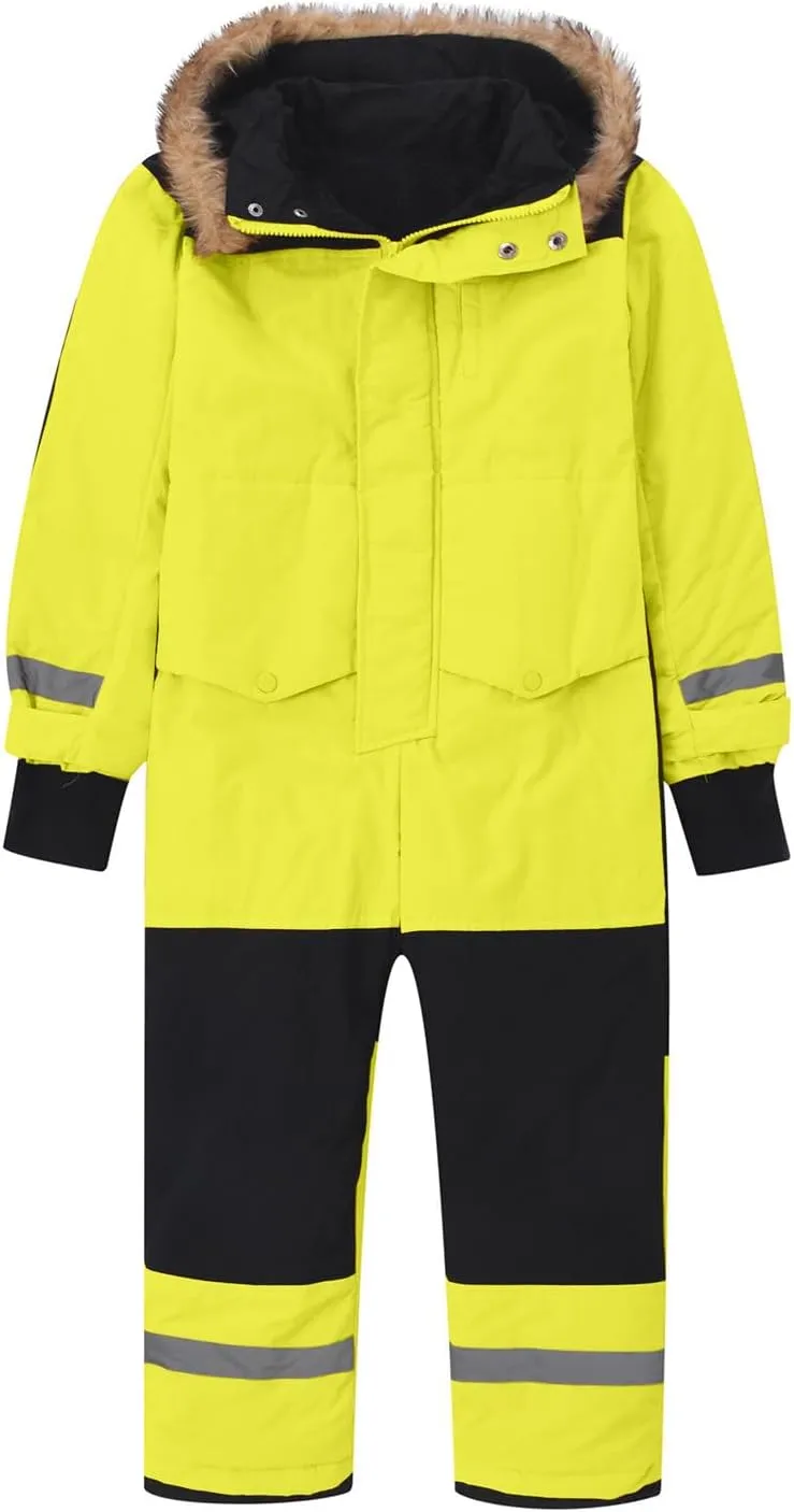 Kids Snowsuits Girls Boys One Piece Snowsuits Waterproof Windproof Winter Outdoor Overalls Snowboarding Ski Suits