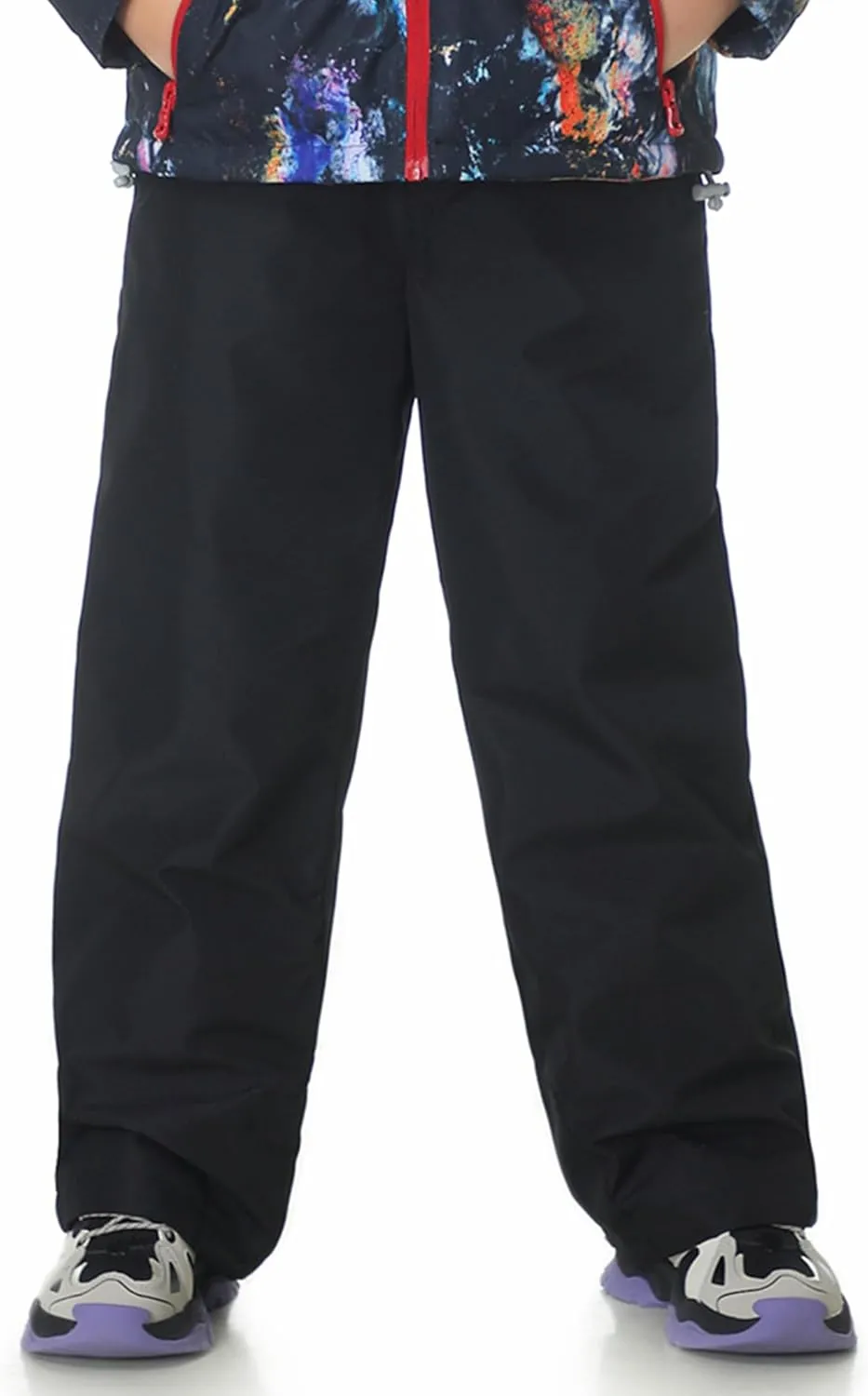 Kids Waterproof Snow Pants Winter Warm Skiing Snowboard Pants for Boys Girls