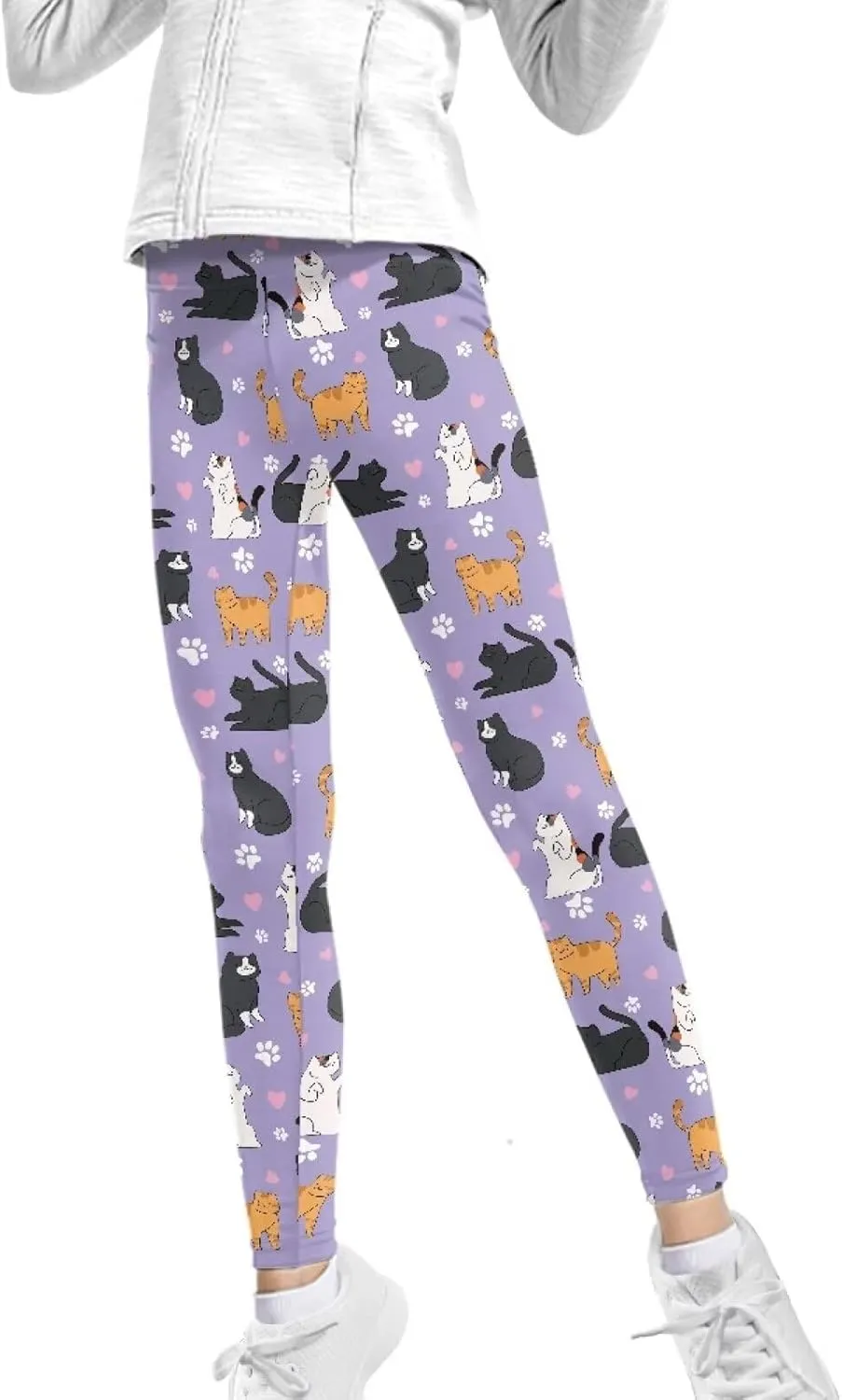 Leggings for Girls Kids Athletic Leggings School Dance Leggings High Waisted Yoga Pants