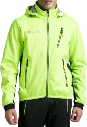 Letuwj Men's Waterproof Hooded Softshell Windproof Jackets