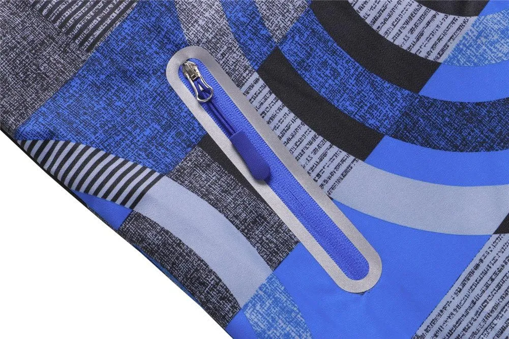 M2C Boys Outdoor Color Block Fleece Lining Windproof Jackets with Hood